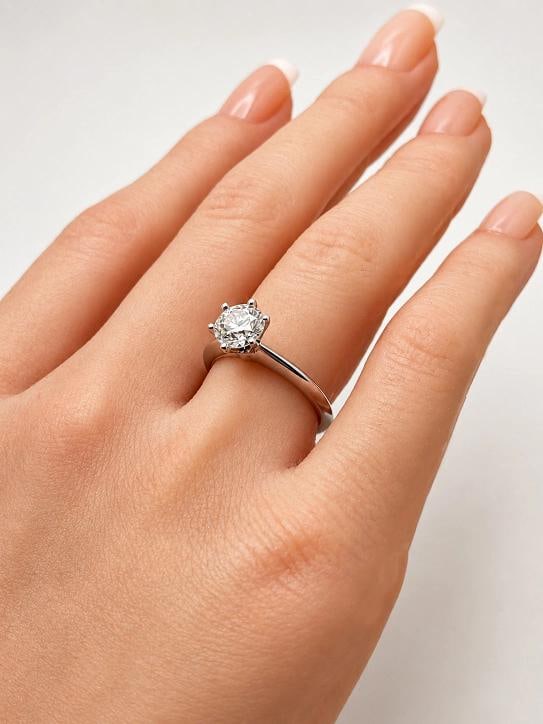 Tiffany & Co. Round Diamond 1.13 cts I VS1 Engagement Ring Plat Certificates - 8