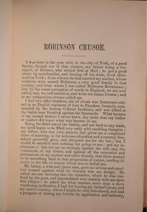 1880 Robinson Crusoe by Daniel Defoe Fine Binding Illustrated Color Plates Rare - 9
