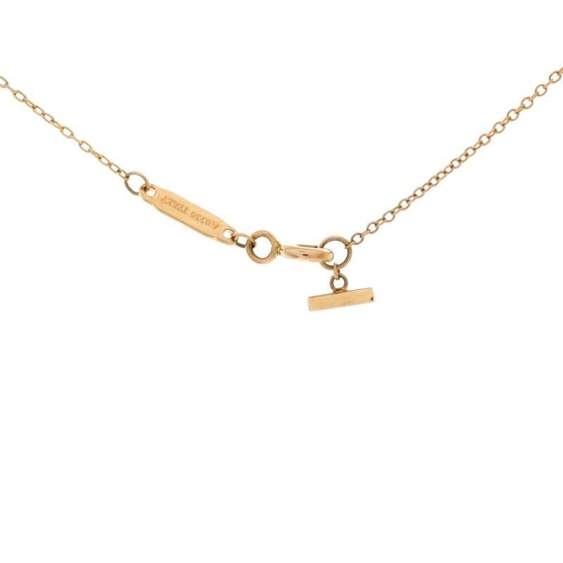 Tiffany & Co. T Smile Pendant Necklace 18K Yellow Gold with Diamonds Mini - 3