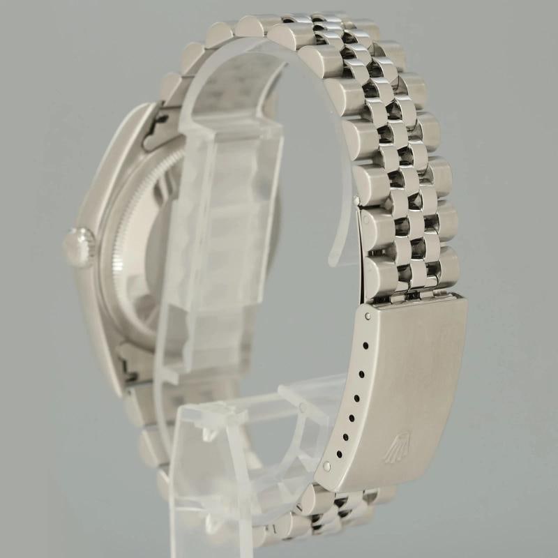 MINT Rolex DateJust 16234 Blue Roman Jubilee White Gold Fluted Watch Box - 4