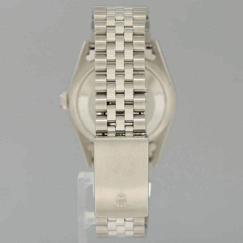 MINT Rolex DateJust 16234 Blue Roman Jubilee White Gold Fluted Watch Box - 5