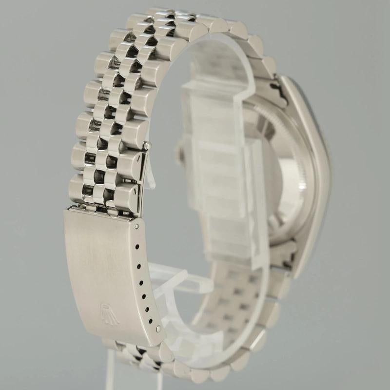 MINT Rolex DateJust 16234 Blue Roman Jubilee White Gold Fluted Watch Box - 6