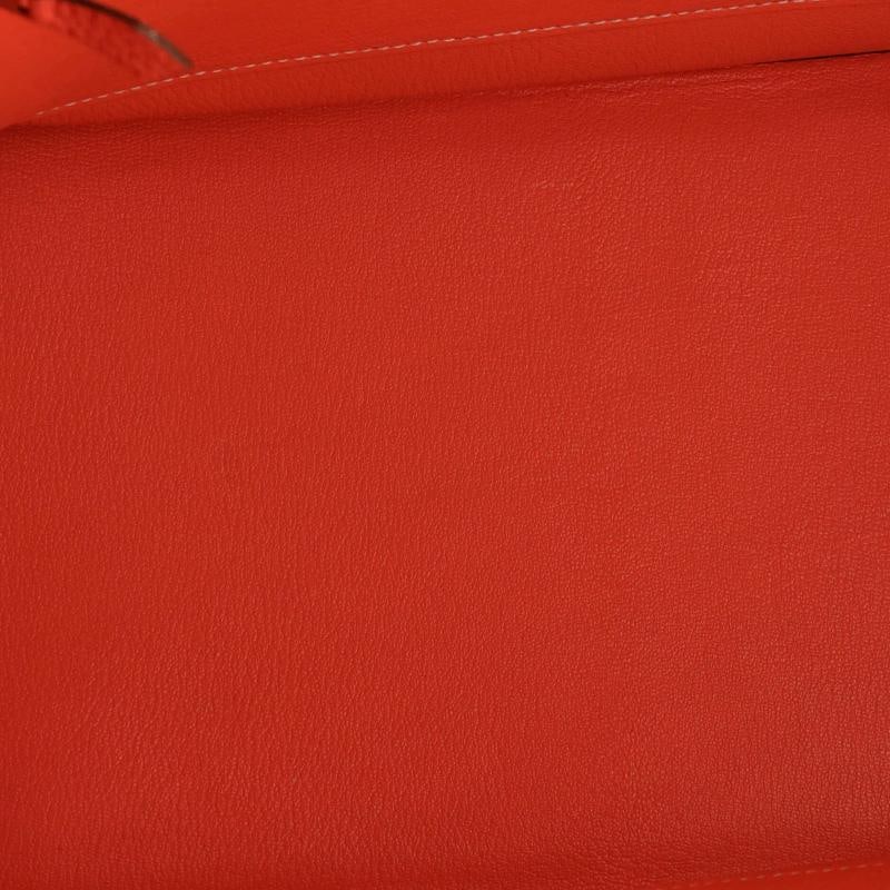 Hermes Birkin Handbag Pink Clemence with Palladium Hardware 35 - 6