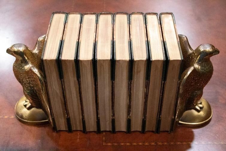 1895 The Works of Edgar Allan Poe Fine Leather Bindings Illustrated - 2