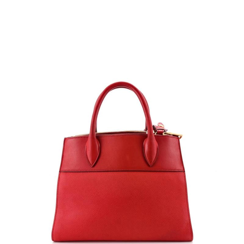 Prada Paradigme Tote Saffiano with City Calf Small - 3