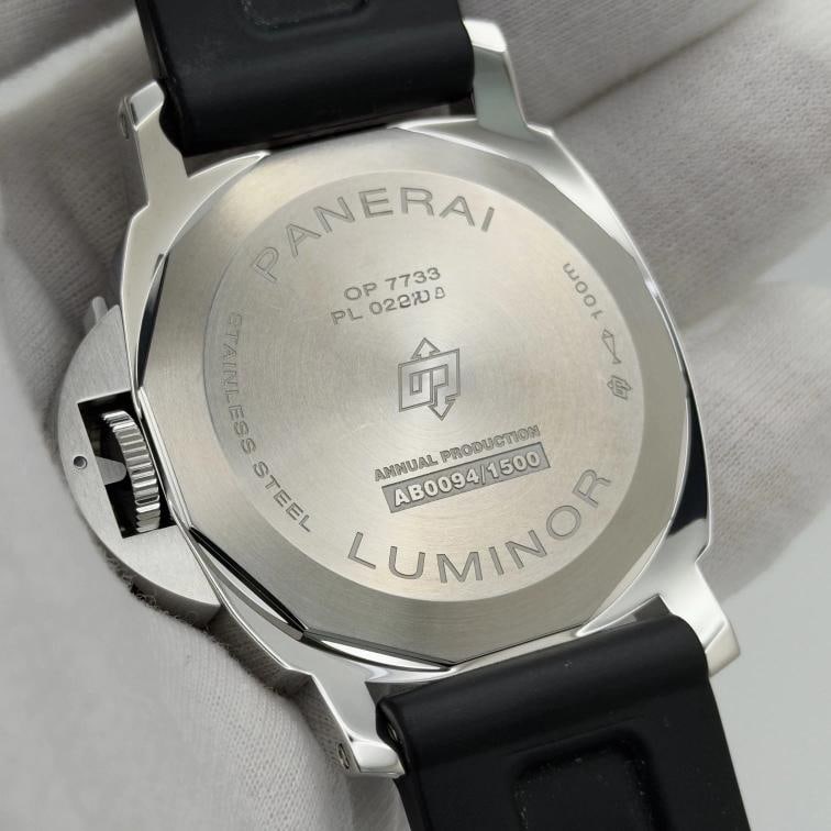 Panerai Luminor Base Logo PAM01086 PAM 1086 44mm Black Dial Stainless Steel - 9
