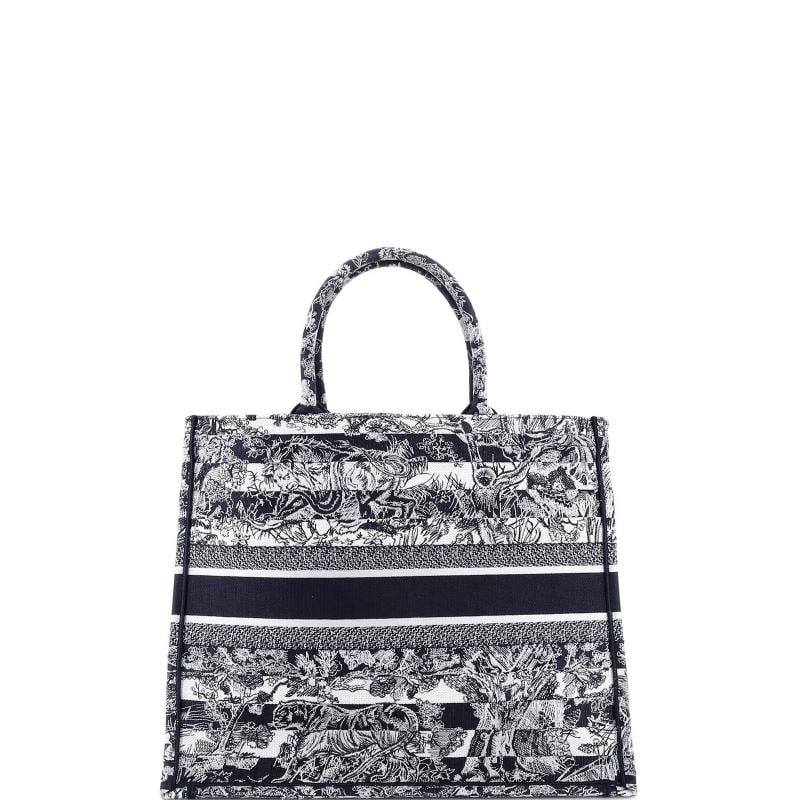 Christian Dior Book Tote Embroidered Canvas Large - 3