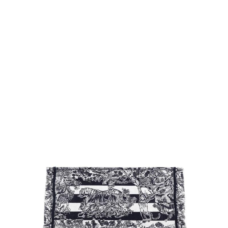 Christian Dior Book Tote Embroidered Canvas Large - 4