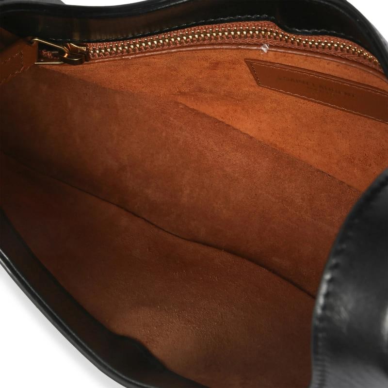 Saint Laurent Black Smooth Calfskin Le Fermoir Hobo - 5