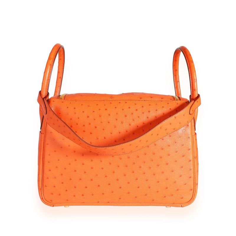 HermÃƒÂ¨s Tangerine Ostrich Lindy 30 GHW - 4