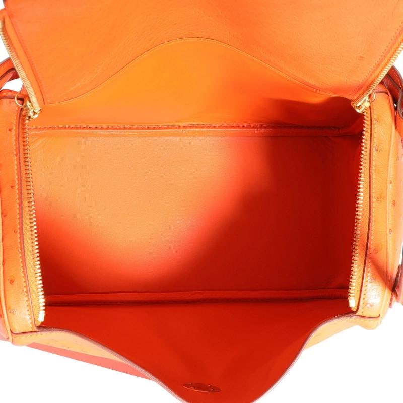 HermÃƒÂ¨s Tangerine Ostrich Lindy 30 GHW - 6