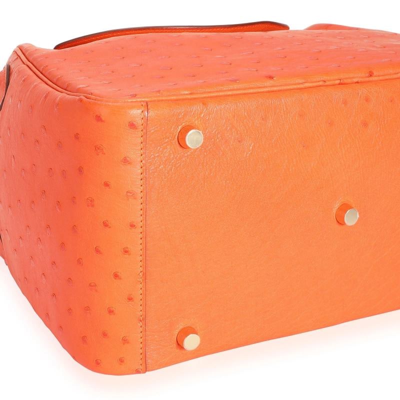HermÃƒÂ¨s Tangerine Ostrich Lindy 30 GHW - 8