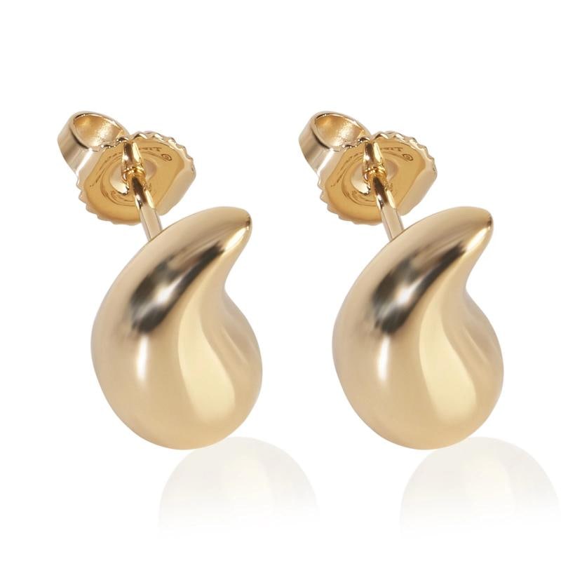 Tiffany & Co. Yellow Gold Elsa Peretti Teardrop Earrings - 2
