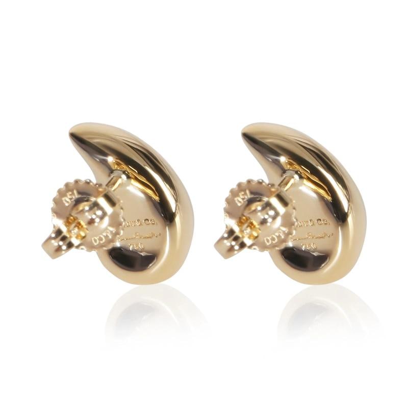 Tiffany & Co. Yellow Gold Elsa Peretti Teardrop Earrings - 4