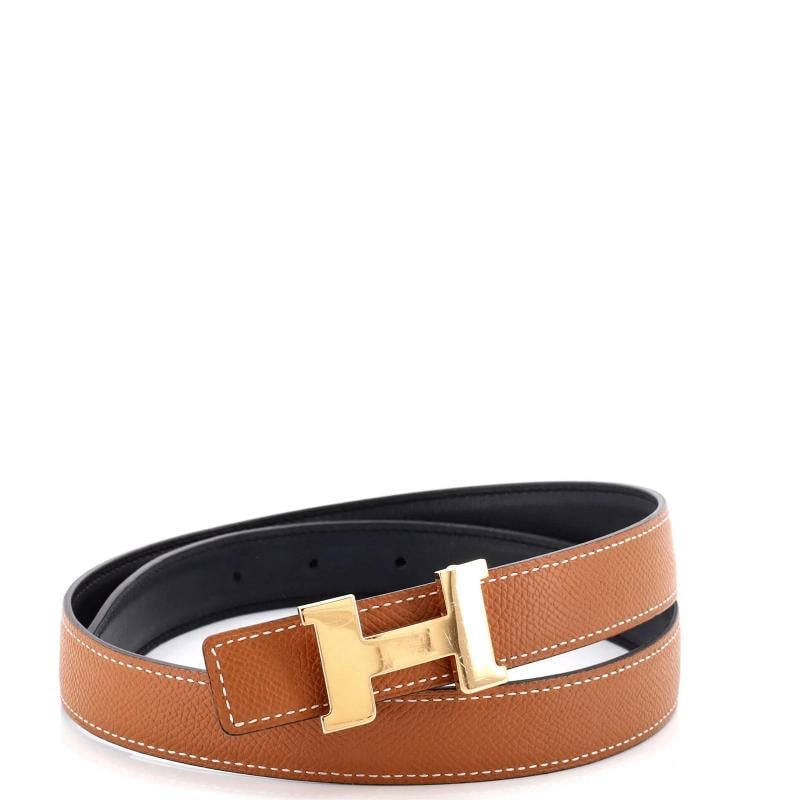 Hermes Constance Reversible Belt Leather Thin (1 of 4)