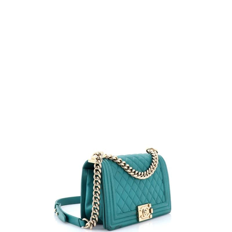 Chanel Boy Flap Bag Quilted Lambskin Old Medium - 3