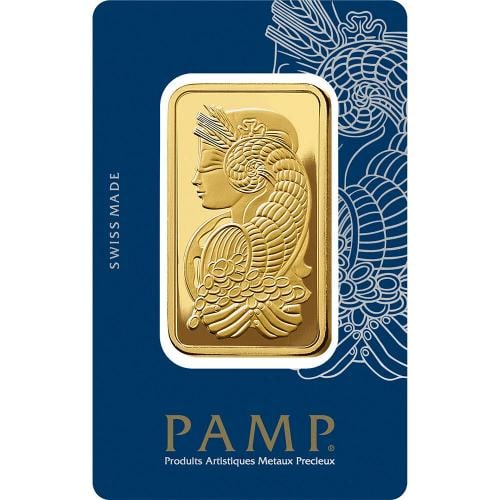 50 gram Gold Bar - PAMP Suisse - Fortuna - 999.9 Fine in Sealed Assay: Country of Origin: Switzerland,Coin: Gold Bars,Brand/Mint: Pamp Suisse,Fineness: 999.9,Composition: Gold,Shape: Bar,Circulated/Uncirculated: Uncirculated,Denomination: 50 gram
