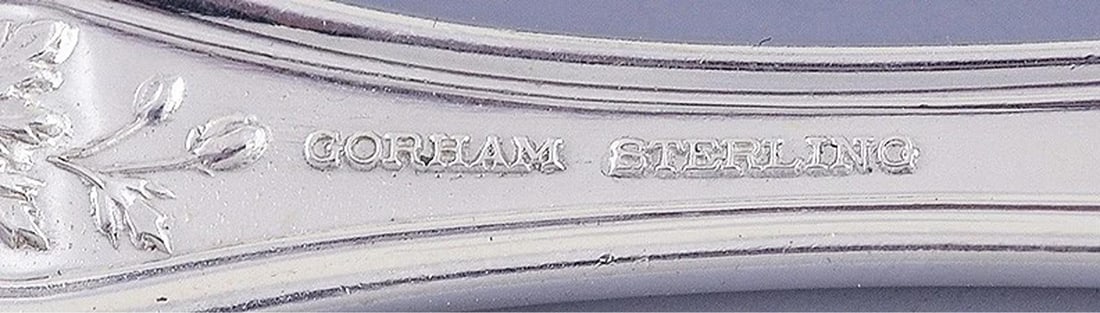 12 Antique Gorham Buttercup 1899 Sterling Silver Forks 6 1/4" - 3