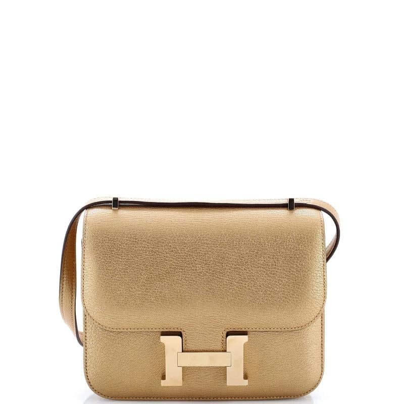 Hermes Constance NM Bag Metallic Chevre Chamkilight 18 (1 of 6)