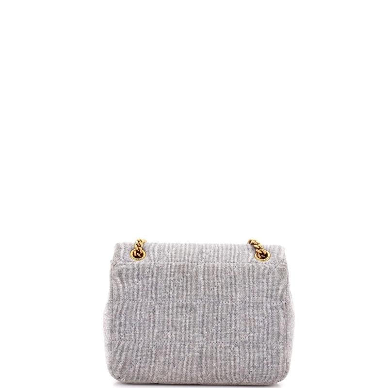Saint Laurent Jamie Flap Bag Quilted Jersey Small - 3