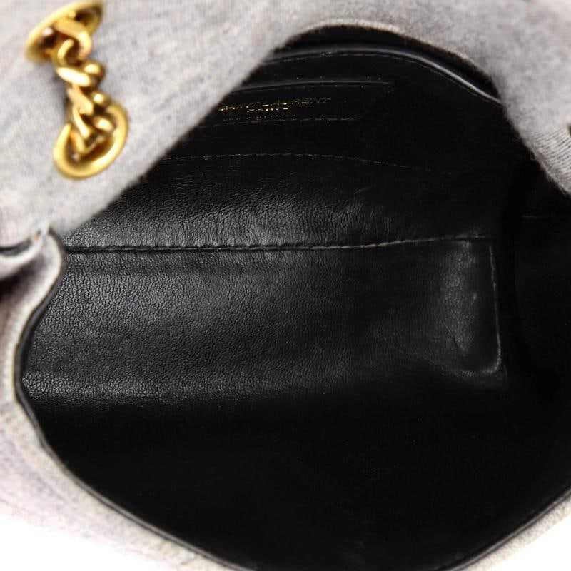 Saint Laurent Jamie Flap Bag Quilted Jersey Small - 5