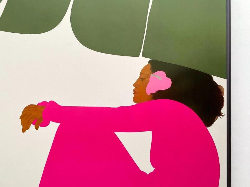 PEGGE HOPPER RARE 1985 UNITED AIRLINES LITHO PRINT FRAMED HAWAII TRAVEL POSTER THIS PEGGE HOPPER ... - 9