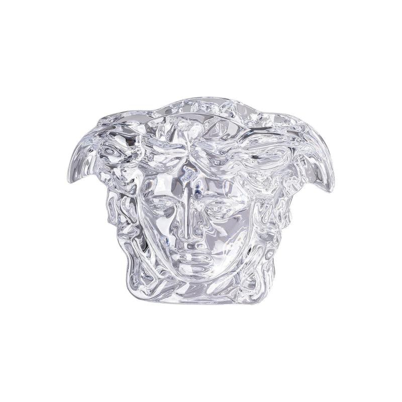 Versace Rosenthal Medusa Grande Vase H. 19 cm (7.48") Clear, in Crystal - 2