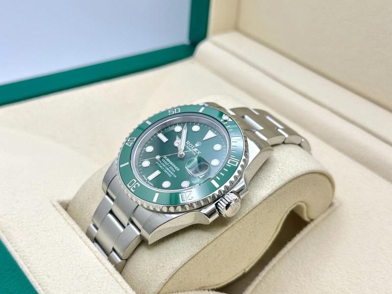2018 Rolex Submariner Hulk 116610LV Green Ceramic Stainless Steel Box Paper - 7