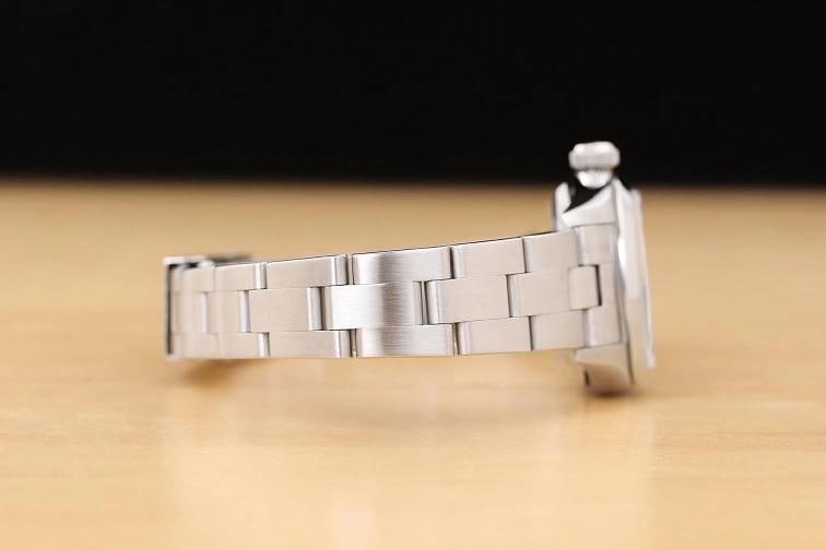 ROLEX LADIES OYSTER PERPETUAL 26MM 67180 WHITE ROMAN STAINLESS STEEL WATCH - 8