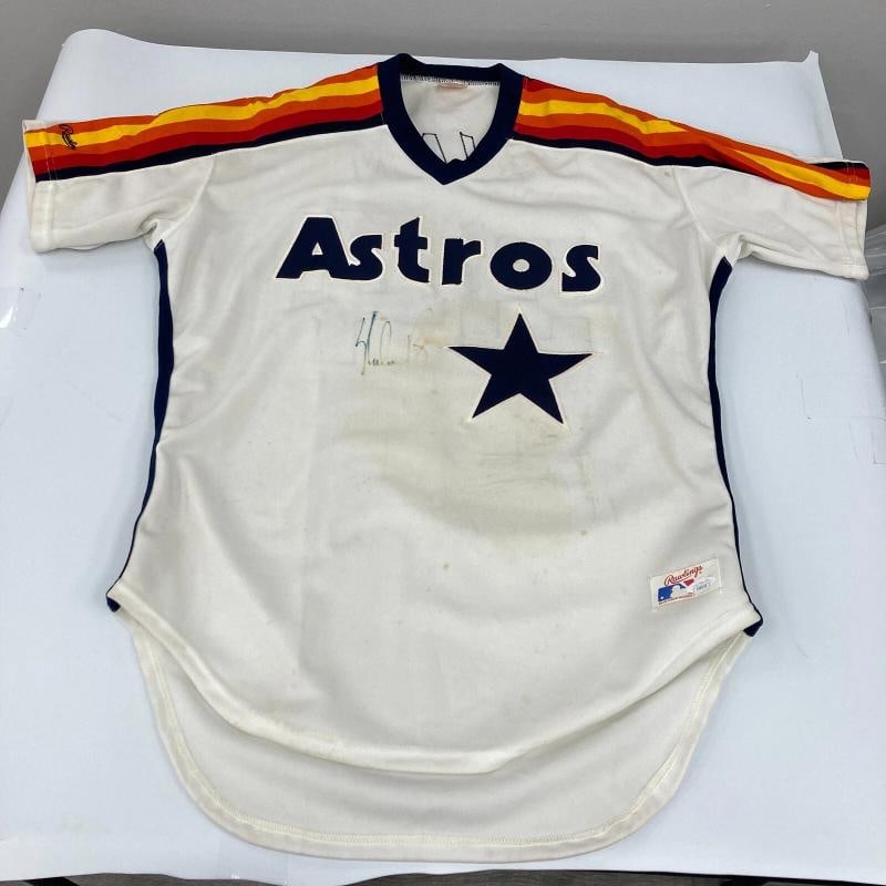 Nolan Ryan Signed Vintage Rawlings Houston Astros Jersey With JSA COA - 2