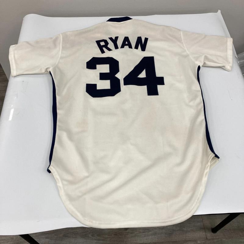 Nolan Ryan Signed Vintage Rawlings Houston Astros Jersey With JSA COA - 8