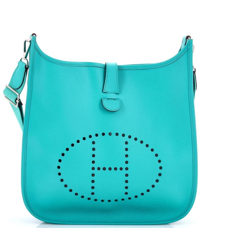 Hermes Evelyne Bag Gen III Epsom GM: Accessories: Dust Bag, With Strap Measurements: Handle Drop None", Height 12", Width 13", Depth 4", Strap Drop 12-20" . Condition: Pre-owned - Excellent,Brand: Hermes,Exterior Material: Leather,Style: