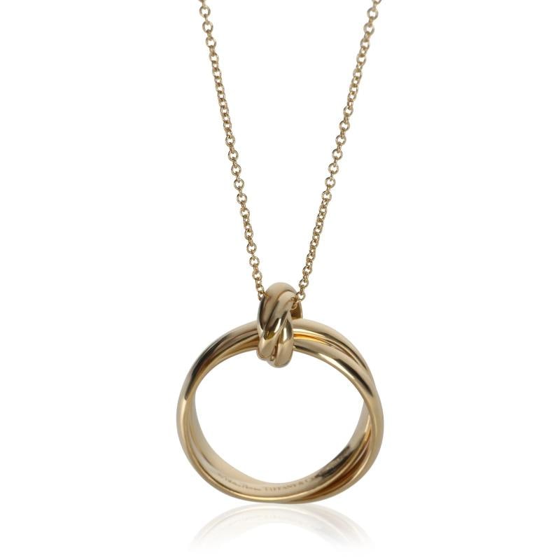 Tiffany & Co. Yellow Gold Paloma Picasso Melody Pendant: Condition: Pre-owned,Necklace Length: 18 in,Country of Origin: Italy,Clasp/Buckle Type: Spring Ring,Side Stone Type: No Stone,Metal Purity: 18k,With Original Box/Packaging: No,With Papers: No,Report T