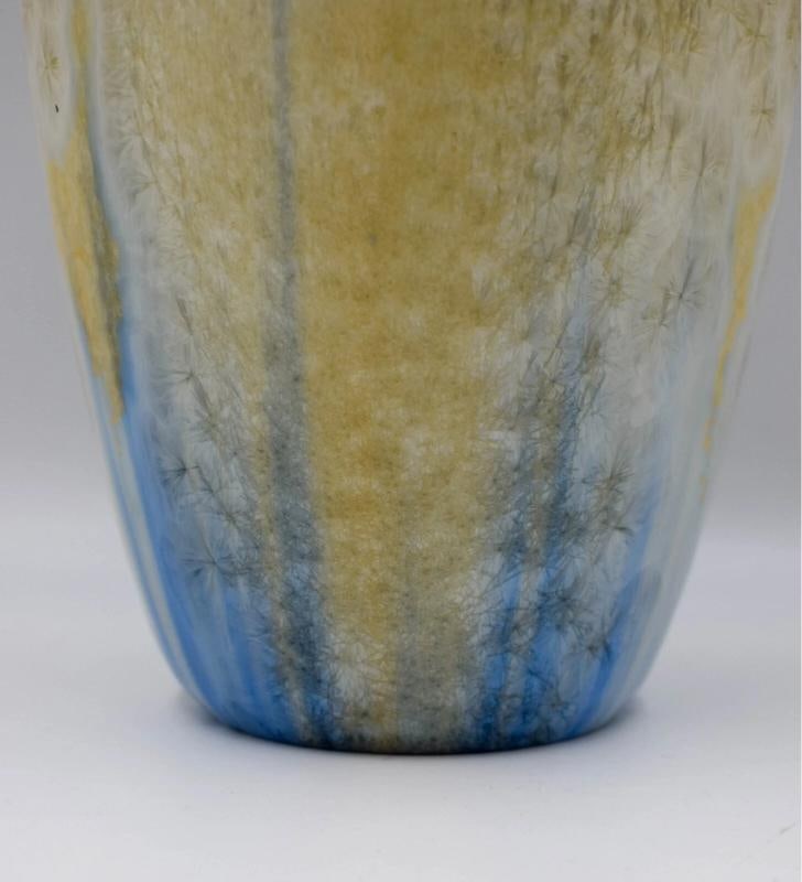 Rare Royal Copenhagen C.F. Ludvigsen Crystalline Glazed Porcelain Vase - 11