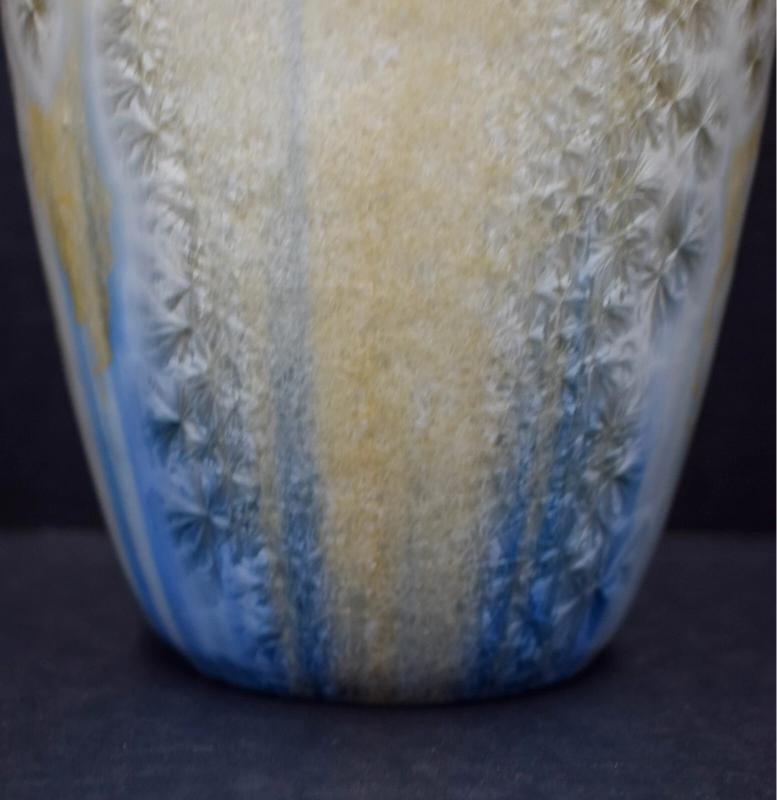 Rare Royal Copenhagen C.F. Ludvigsen Crystalline Glazed Porcelain Vase - 5