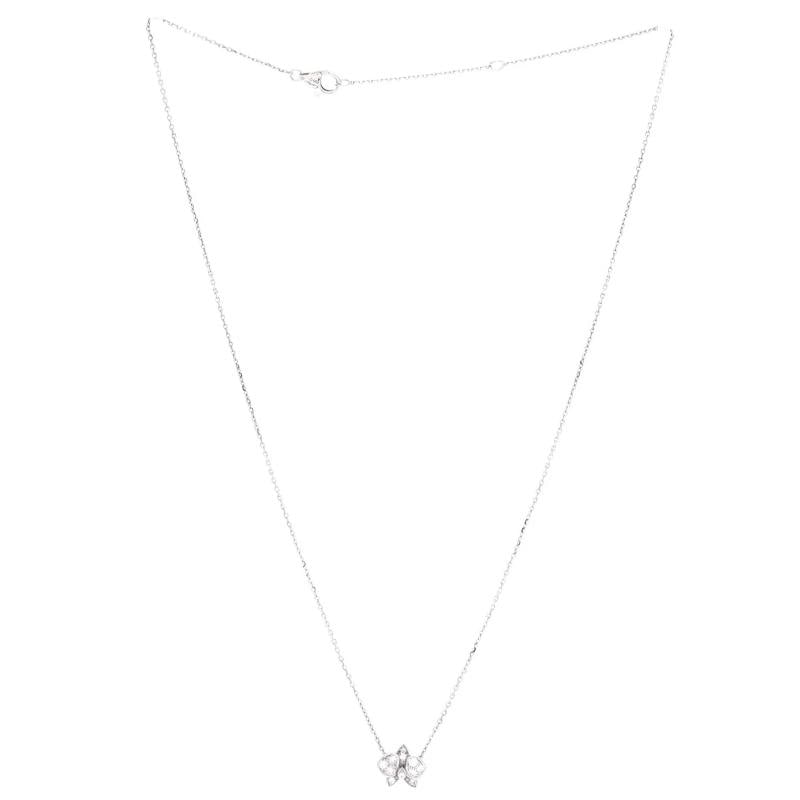 Cartier Caresse D'Orchidees Necklace 18K White Gold with Diamonds Small - 2
