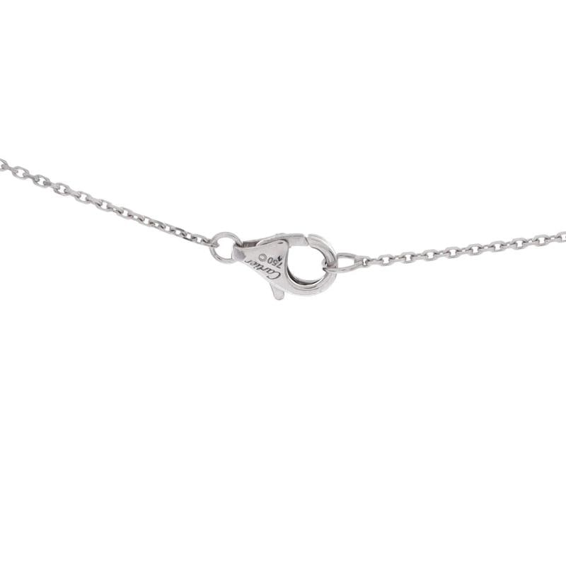 Cartier Caresse D'Orchidees Necklace 18K White Gold with Diamonds Small - 3