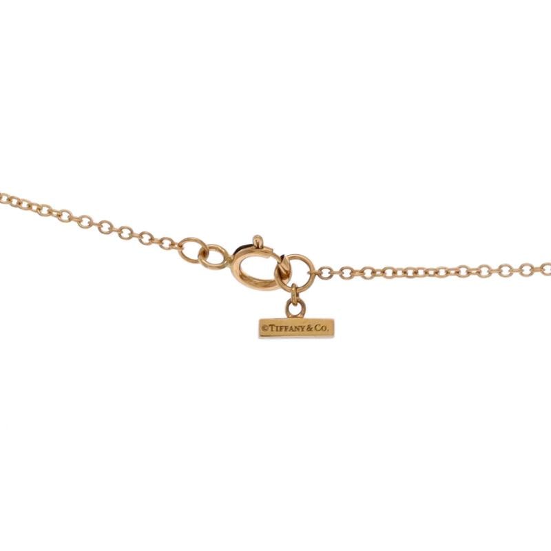 Tiffany & Co. T Circle Pendant Necklace 18K Yellow Gold with Turquoise - 4