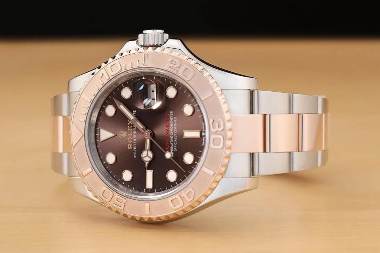 ROLEX YACHT-MASTER 126621 40MM CHOCOLATE 18K ROSE GOLD STEEL OYSTER WATCH - 2