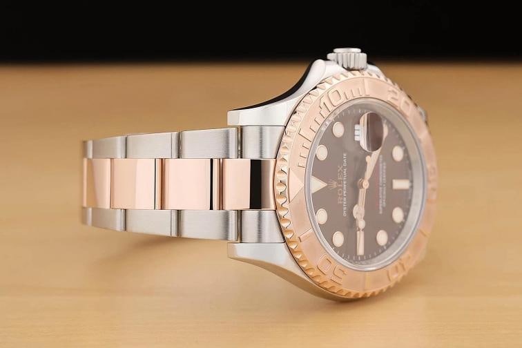 ROLEX YACHT-MASTER 126621 40MM CHOCOLATE 18K ROSE GOLD STEEL OYSTER WATCH - 7
