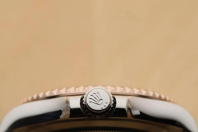ROLEX YACHT-MASTER 126621 40MM CHOCOLATE 18K ROSE GOLD STEEL OYSTER WATCH - 9