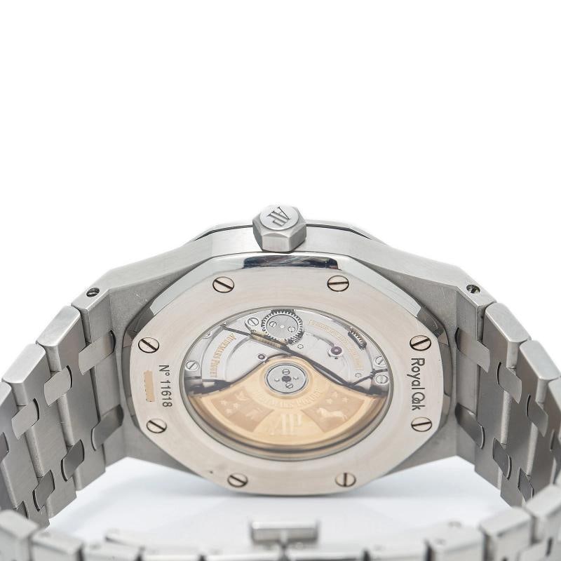 Audemars Piguet Royal Oak 15400ST Stainless Steel White Dial Auto Men Watch 41mm - 4