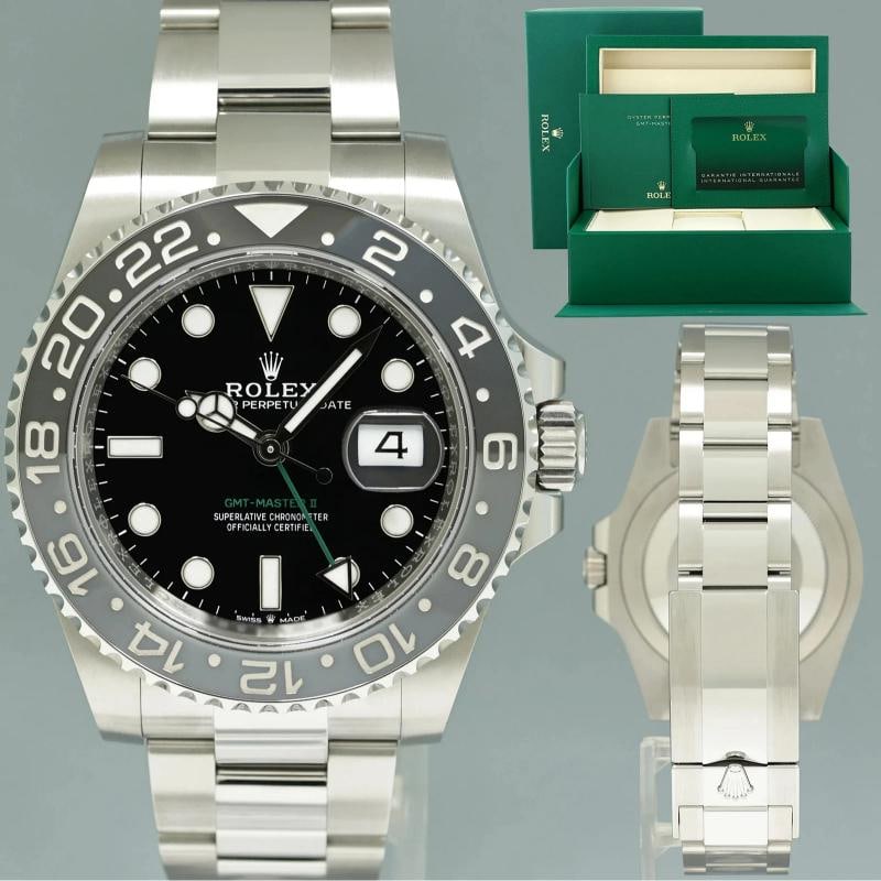 2026 NEW PAPERS Rolex GMT Master II Bruce Wayne Oyster 126710GRNR Watch Box: Condition: New with box and papers: This item is brand new and has never been worn. It still has the original packaging. ,Brand: Rolex,Department: Unisex Adults,Type: Wristwatch,Customized: No,,Countr