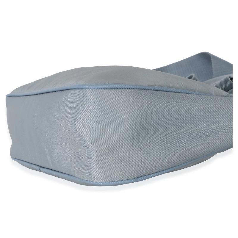 Prada Blue Nylon Saffiano Leather Re-Edition 2005 - 7