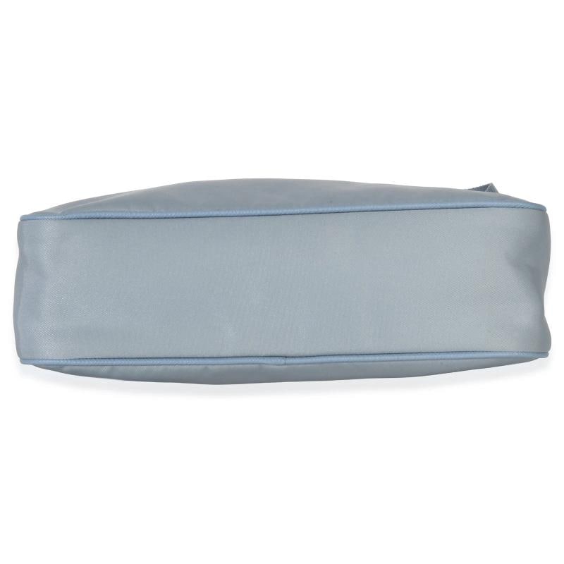 Prada Blue Nylon Saffiano Leather Re-Edition 2005 - 9
