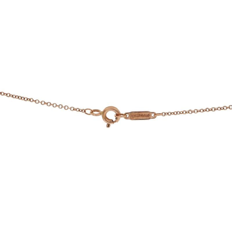 Tiffany & Co. Heart Lock Pendant Necklace 18K Rose Gold - 3