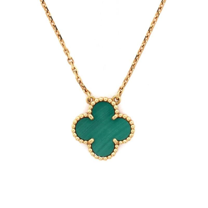 Van Cleef & Arpels Vintage Alhambra Pendant Necklace 18K Yellow Gold - 3