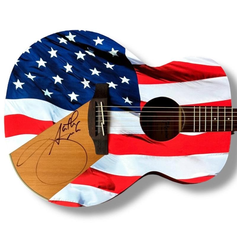 Garth Brooks Signed Guitar Custom Graphics JSA COA Takamine G Series: Industry: Music,Signed: Yes,Autograph Authentication: James Spence (JSA),Original/Reproduction: Original,Country of Origin: United States