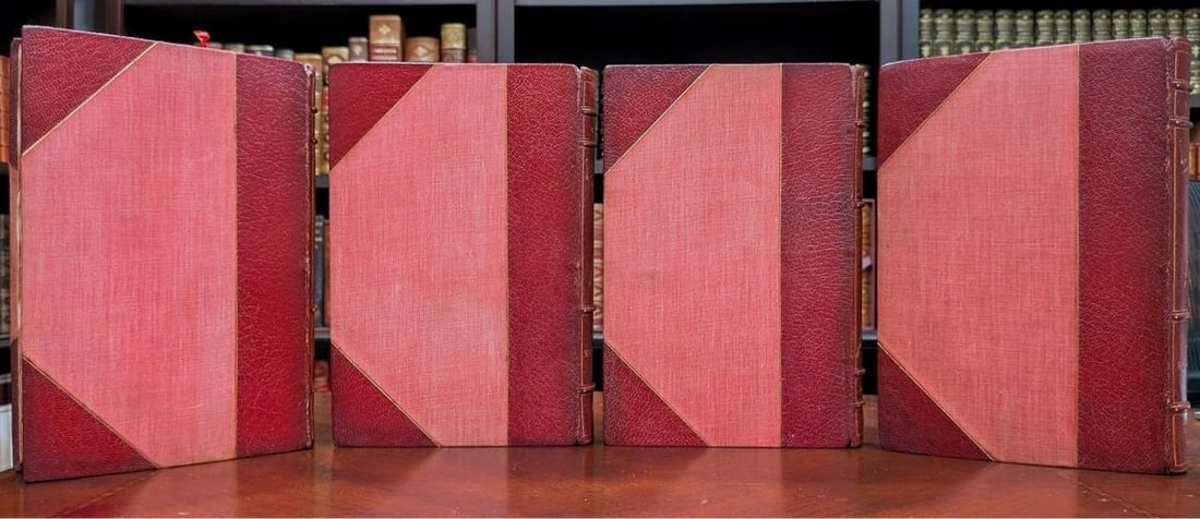 Miguel De Cervantes Saavedra / 1895 Don Quixote of La Mancha Fine Leather - 4