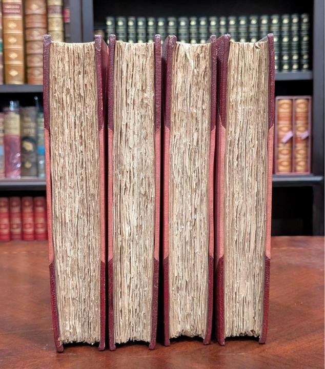 Miguel De Cervantes Saavedra / 1895 Don Quixote of La Mancha Fine Leather - 5